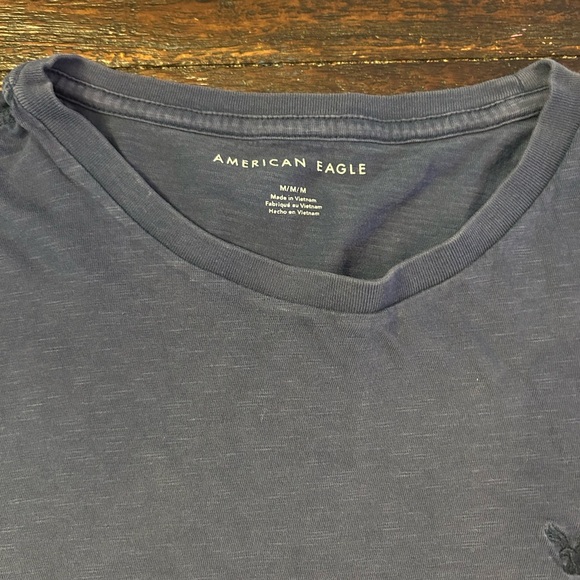 American Eagle Outfitters Short Sleeve Tees Bundle - Navy, Gray, Tan, and Olive - Picture 6 of 16